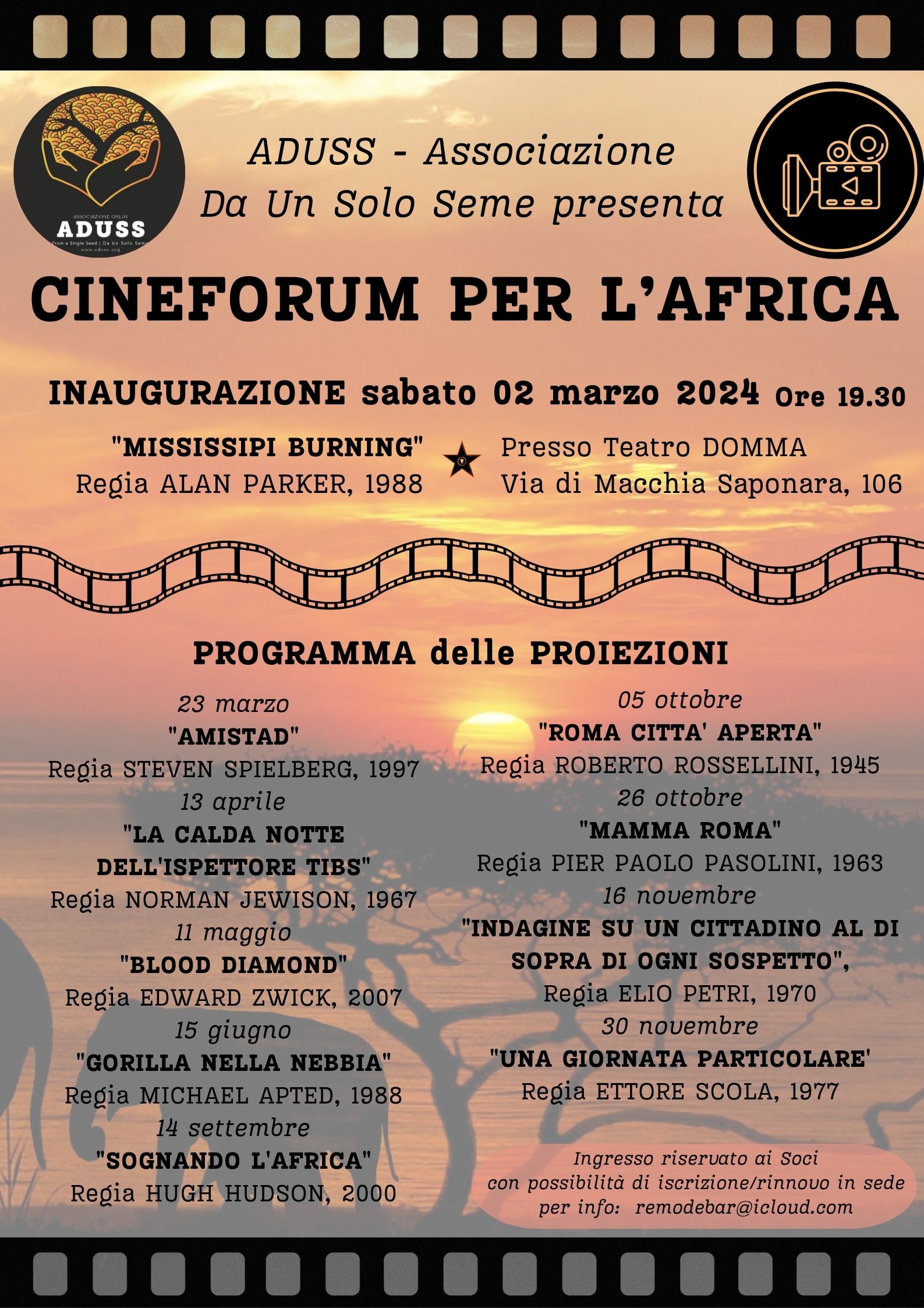 Cineforum ADUSS 2024